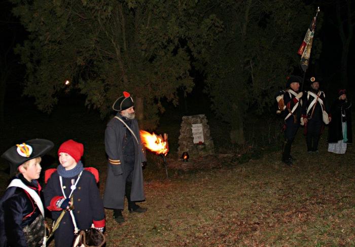 Pietní akt u hromadných hrobů nad Křenovicemi