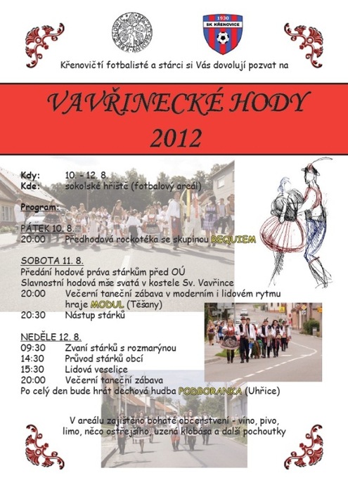 Plakát - hody 2012