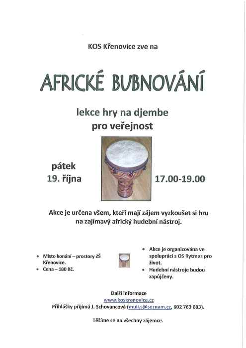 Africké bubnování