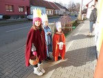 Tříkrálové koledování na Školní ulici